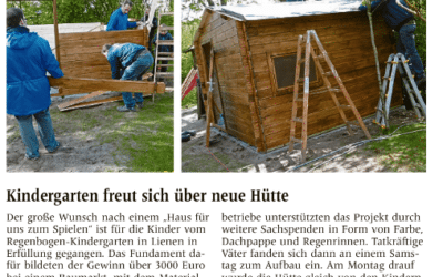 FH Finnholz unterstützt Lienener Regenbogen-Kindergarten!
