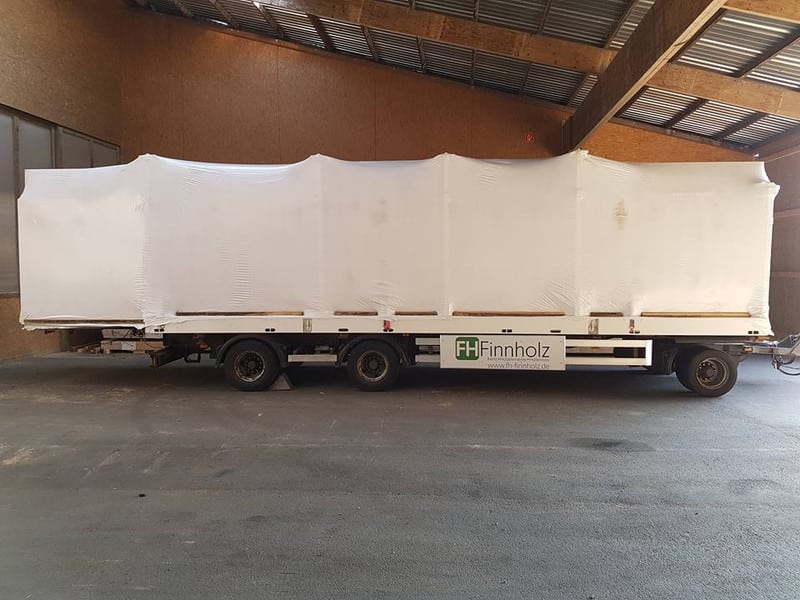 FH Finnholz Fleet zum Elementtransport