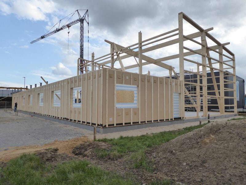 Holzhalle Holzrahmenbau Korschenbroich