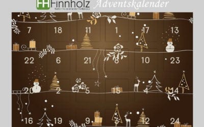 Schöne Advents­zeit mit dem Finn­holz Adventskalender!