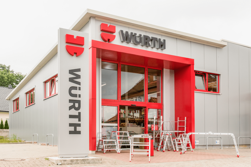 Gewerbehalle Würth Shop