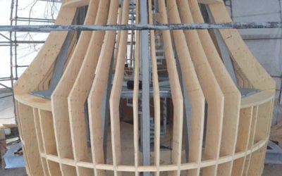 Wieder­aufbau des Kirch­turms der Paro­chi­al­kirche in Berlin!