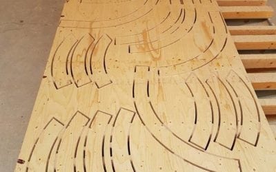 39 Teile für Tonnen­gauben mit CNC gefräst!