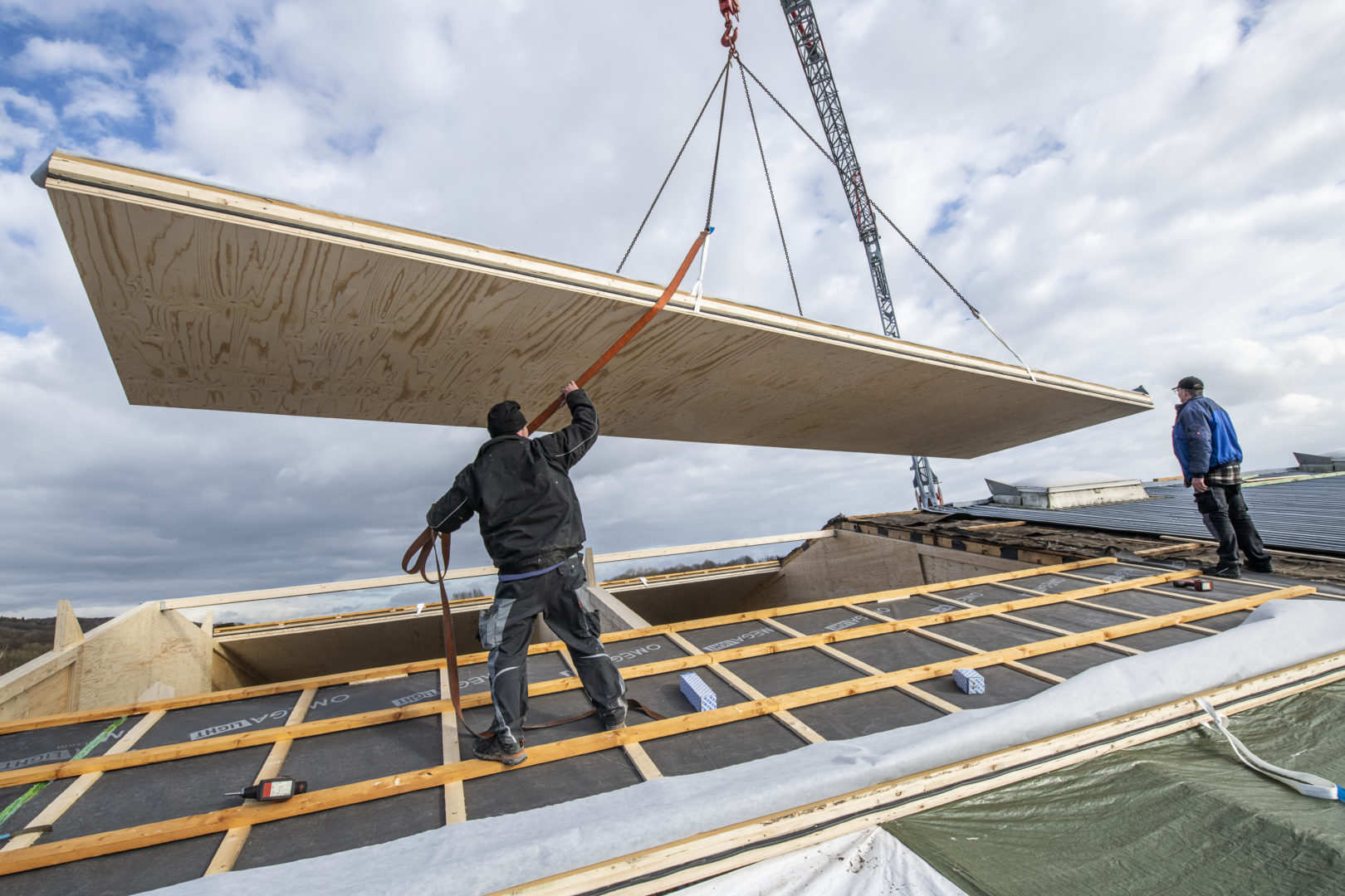 Holzrahmenbau Dachelemente FH Finnholz