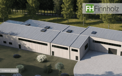 FH Finn­holz Coming Soon: Neuer Hallenbau in Wörth am Rhein