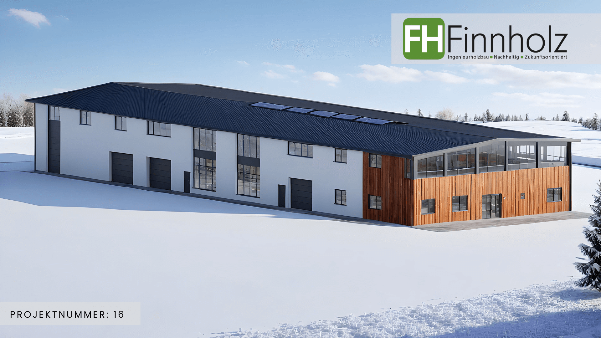 halle_mit_produktion_und_buero_projektnummer_16 Halle mit Produktion und Büro von FH Finnholz. Projektnummer 16.