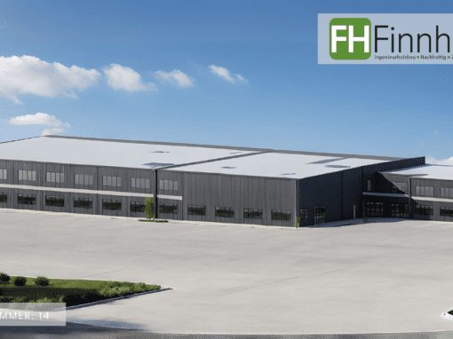 Logistikhalle mit Produktion und Büro — Projektnummer 14