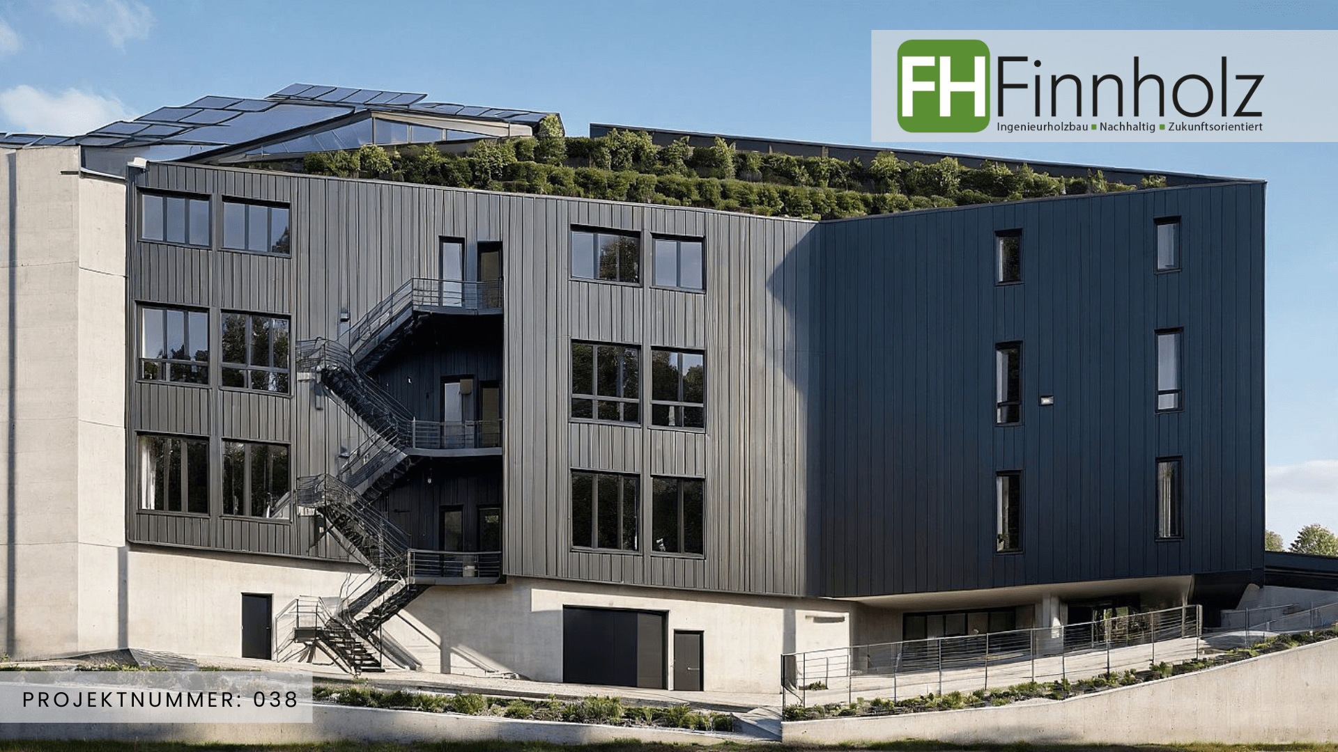 Projektnummer 38 - Bild 1 Ein Mehrfamilienhaus von FH Finnholz. Bild 1.