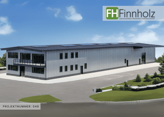 Projekt­nummer 48 — Gewer­be­halle mit Büro