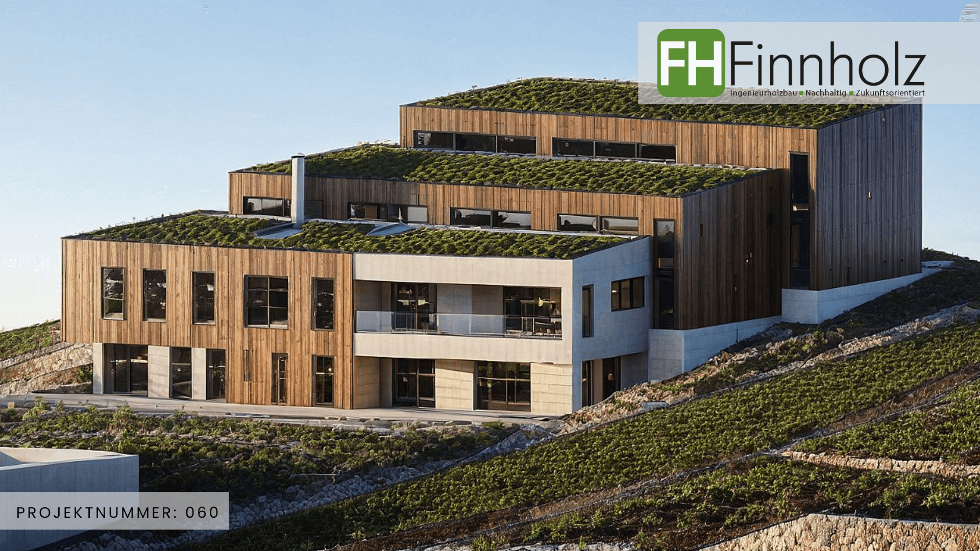Projektnummer 60 - Bild 2 Ein außergewöhnliches Gebäude von FH Finnholz. Bild 2.