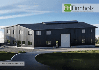 Projekt­nummer 70 — Gewer­be­halle mit Büro