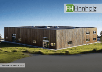 Projekt­nummer 104 — Gewer­be­halle mit Büro