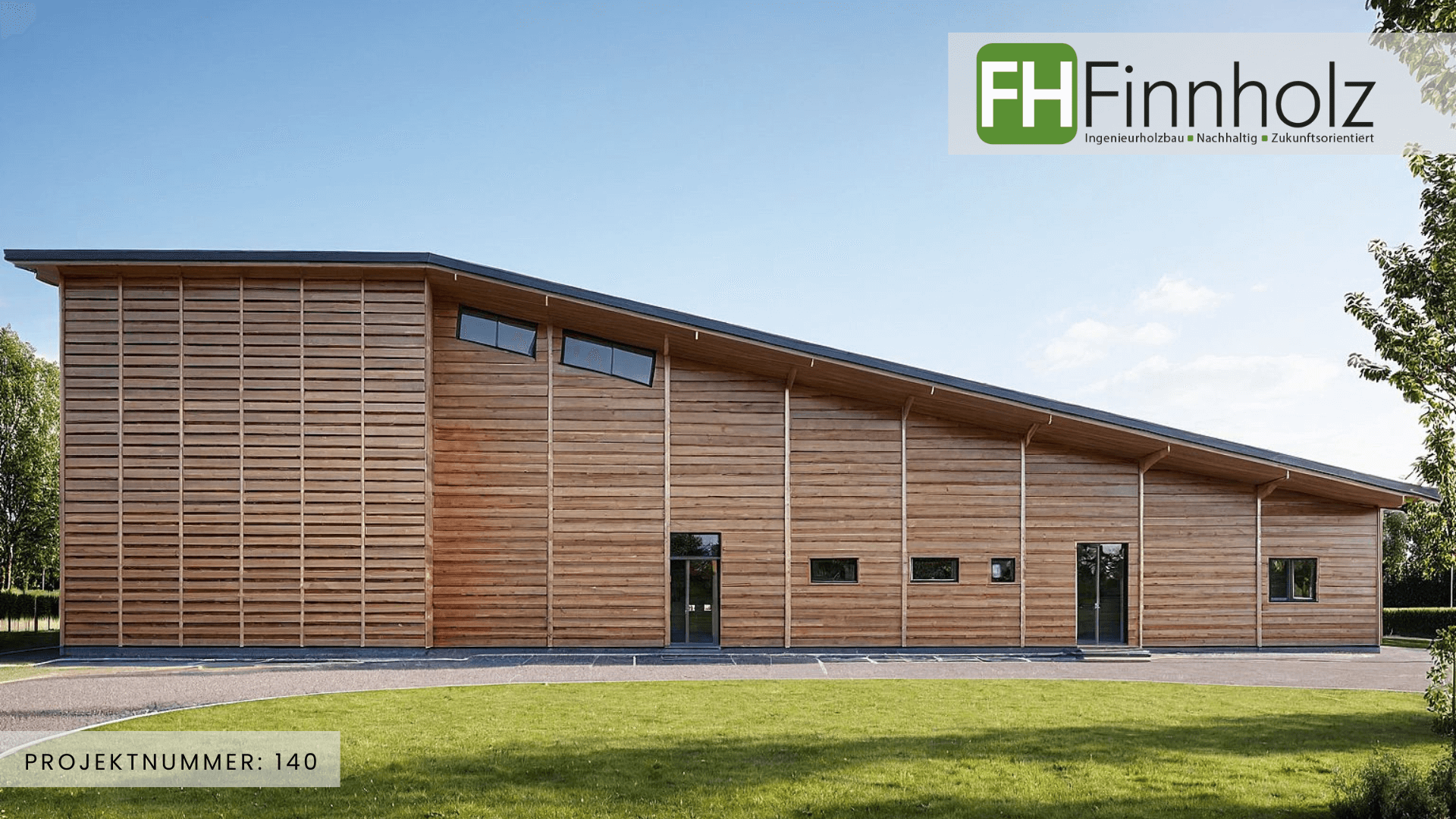 Projektnummer 140 - Bild 3 Eine Sporthalle von FH Finnholz. Bild 3.