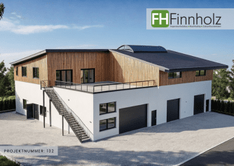 Projekt­nummer 132 — Gewer­be­halle mit&nbsp;Büro