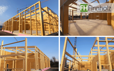 Neue Gewer­be­halle mit Büro in Dieburg — Baustellenupdate