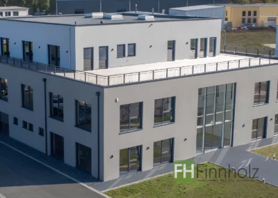 Büro­ge­bäude in Holz­rah­men­bau­weise in&nbsp;Lünen
