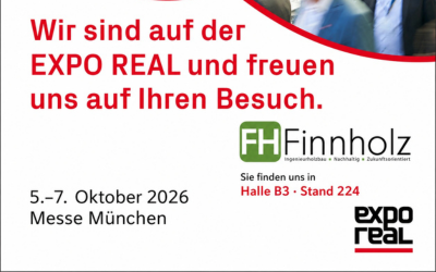 FH Finn­holz auf der EXPO REAL 2026 | Termin sichern